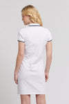 Womens Polo Dress in Bright White