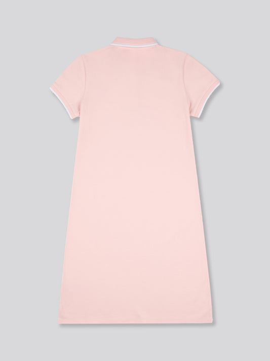 Womens Polo Dress in Crystal Rose