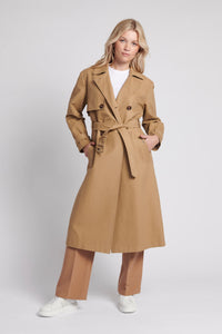 Womens Trench Coat in Incense