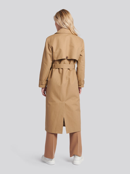 Womens Trench Coat in Incense