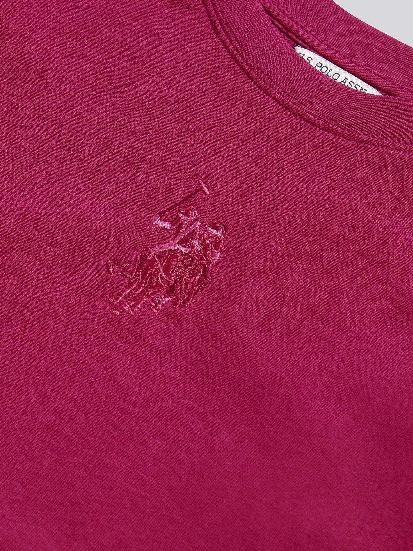 Womens Large Tonal Double Horsemen Sweatshirt in Beaujolais