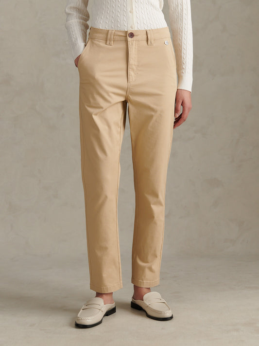 Womens Chino Trousers Irish Cream