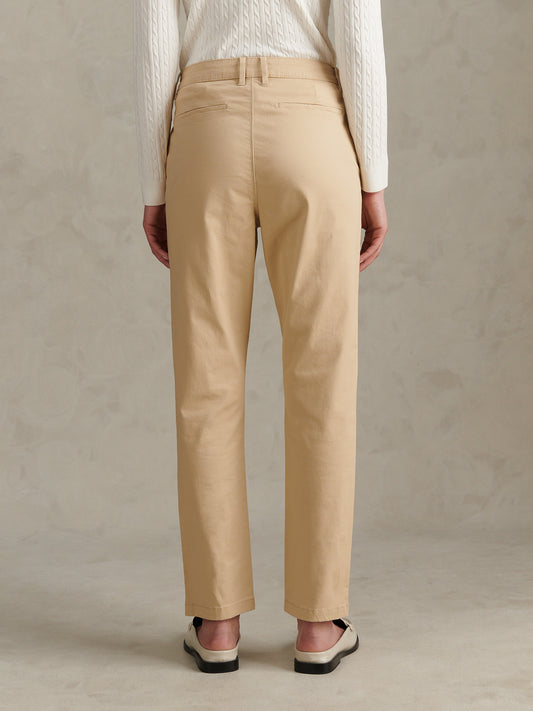 Womens Chino Trousers Irish Cream