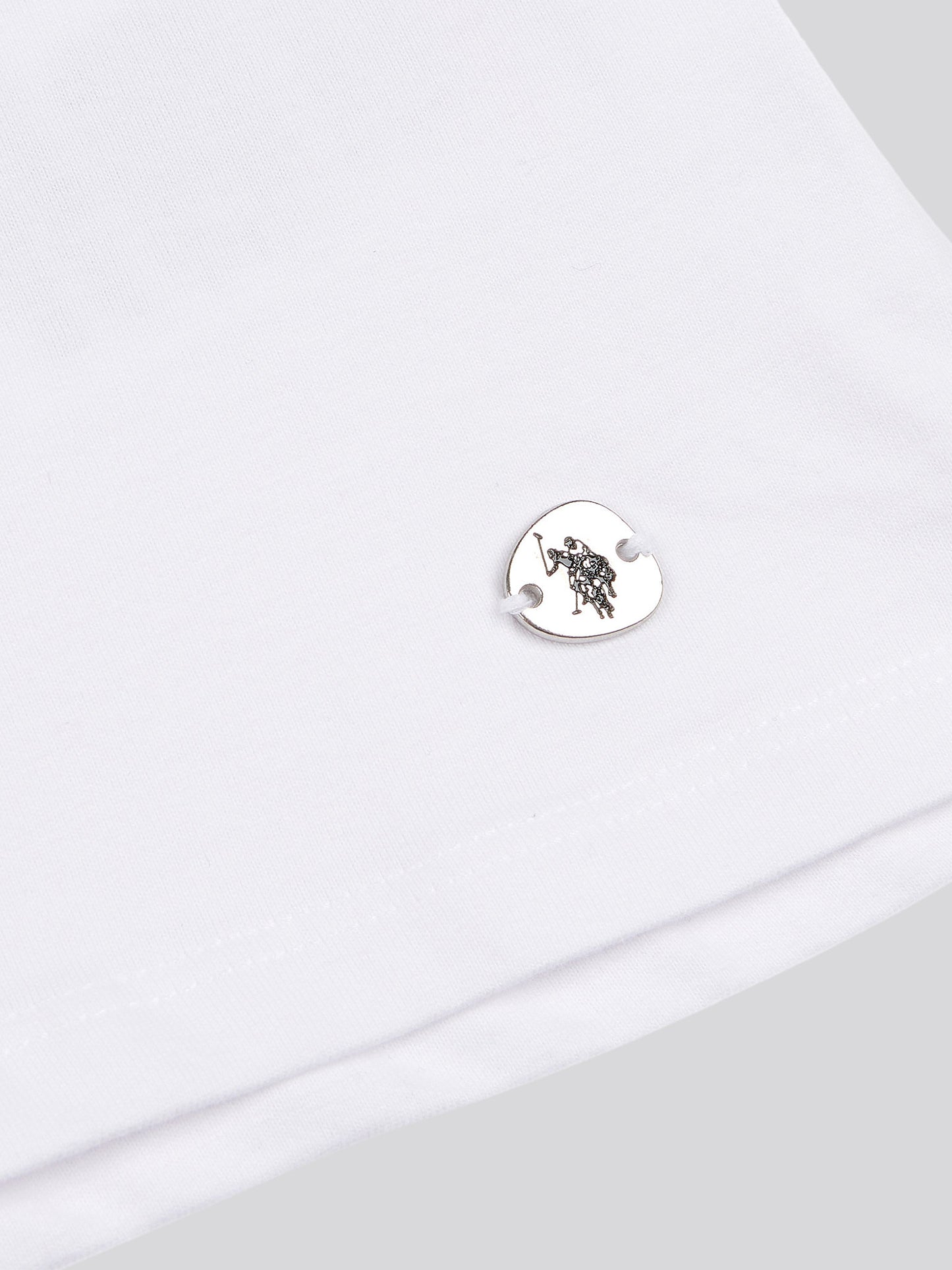 Womens Broderie Anglaise T-Shirt in Bright White