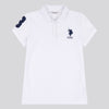 Womens Player 3 Pique Polo Shirt in Bright White