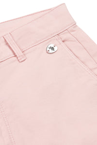Womens Classic Chino Shorts in Silver Pink