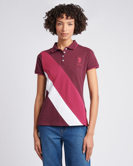 Womens Sash Player 3 Polo Shirt in Fig