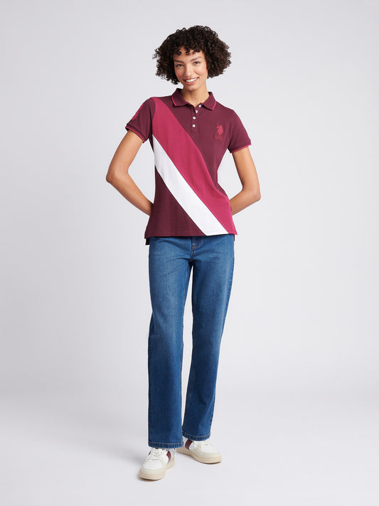 Womens Sash Player 3 Polo Shirt in Fig
