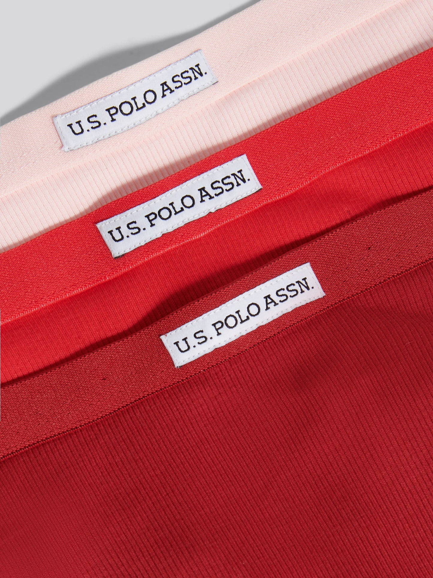 Womens 3 Pack Lace Trim Rib Thong in Pink Dogwood