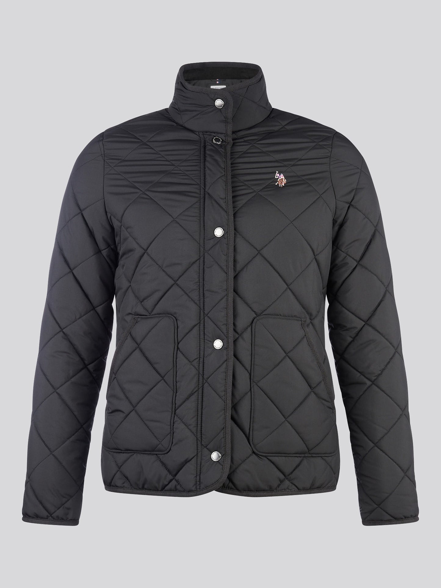 Womens Lightweight Quilted Jacket in Black