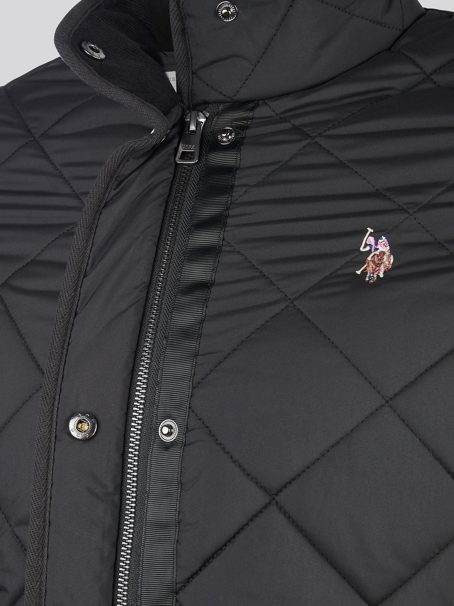 Womens Lightweight Quilted Jacket in Black