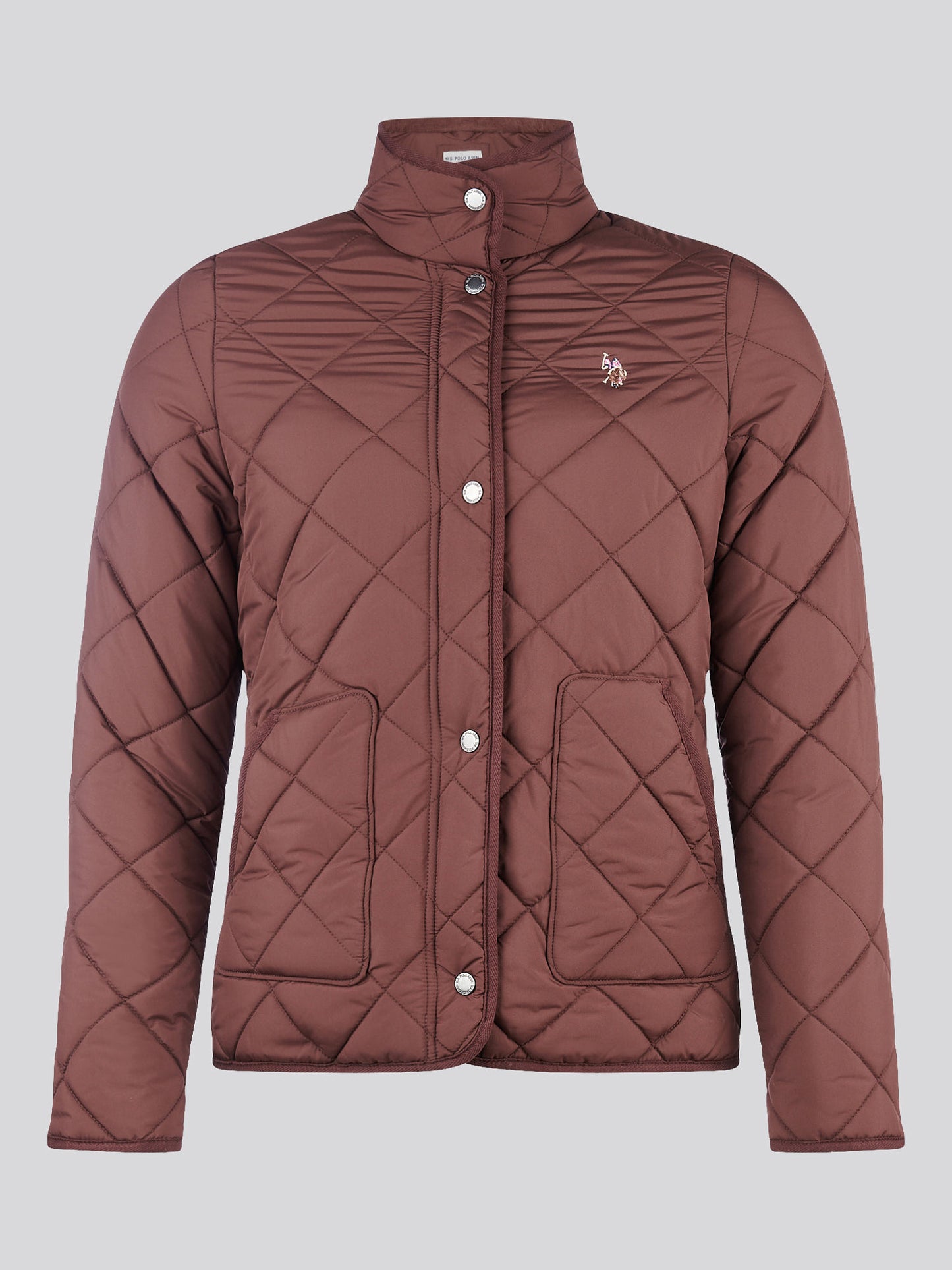 Womens Lightweight Quilted Jacket in Puce