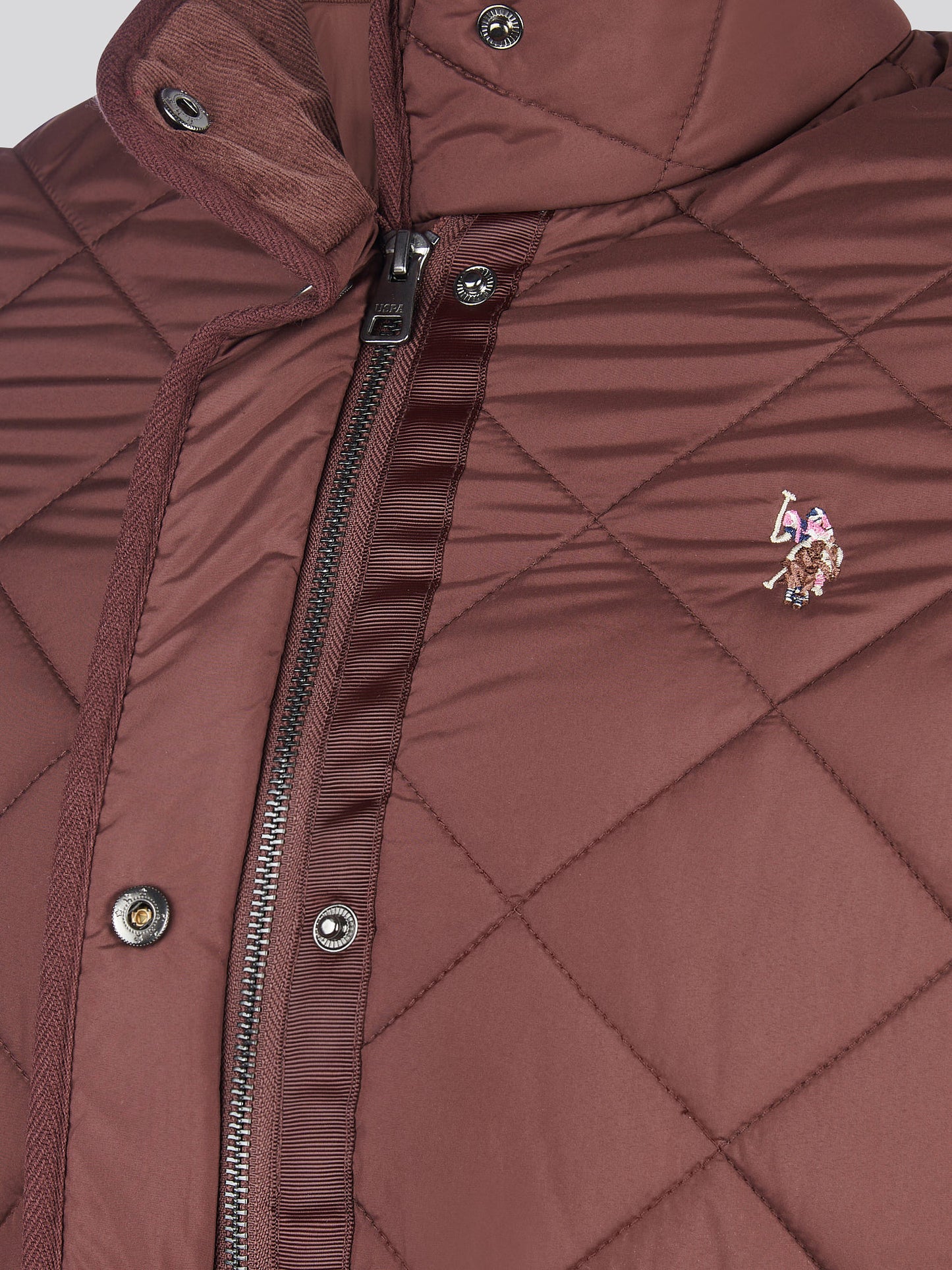 Womens Lightweight Quilted Jacket in Puce