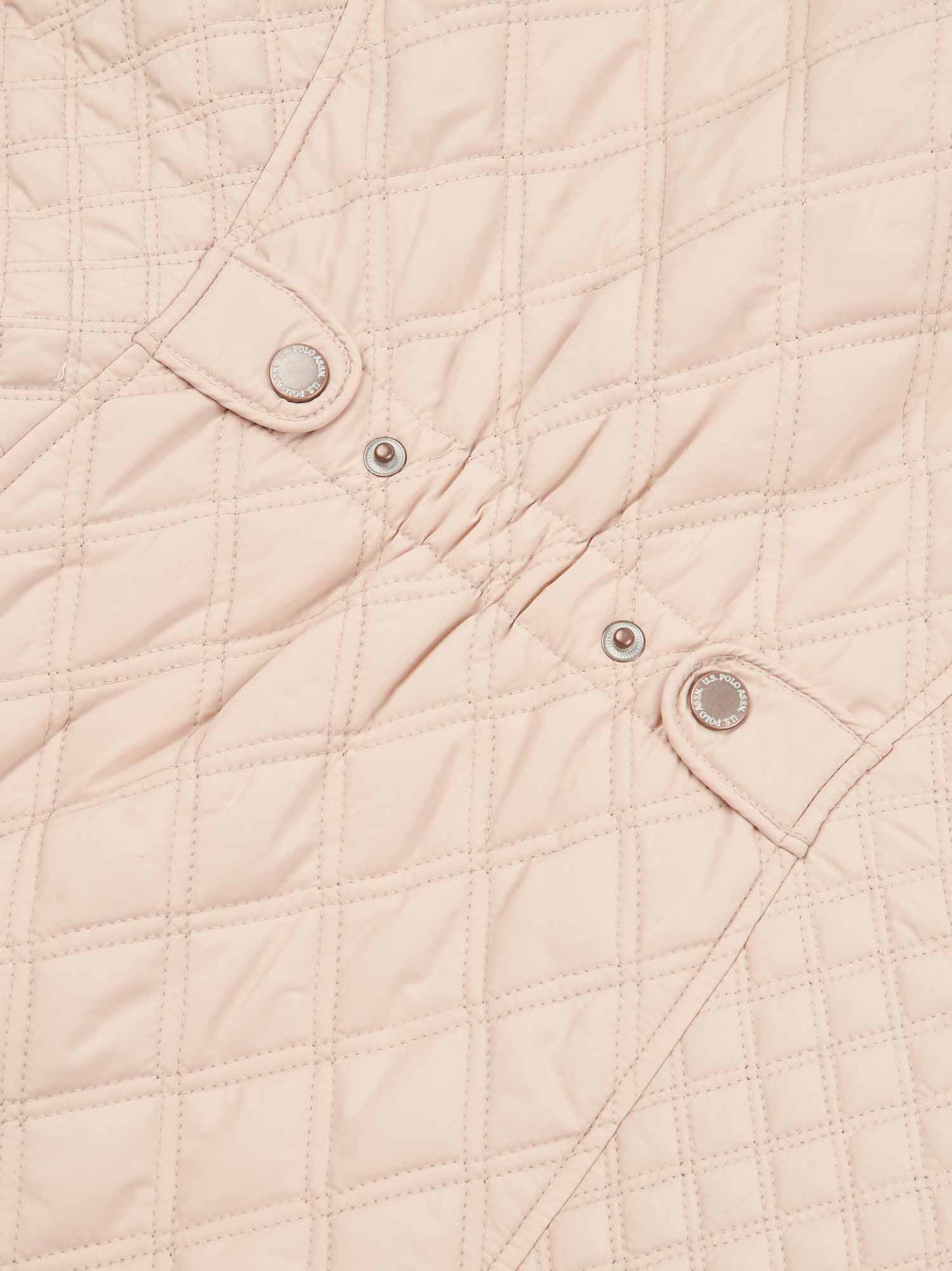 Womens Hacking Quilted Gilet in Smoke Gray