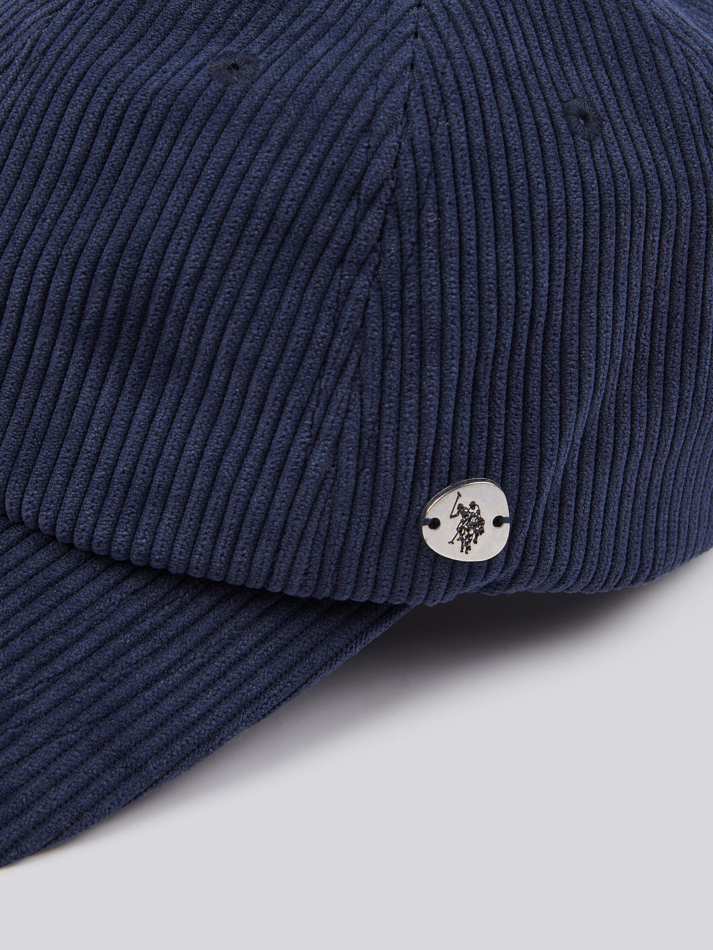 Womens Corduroy Casual Cap in Navy Iris