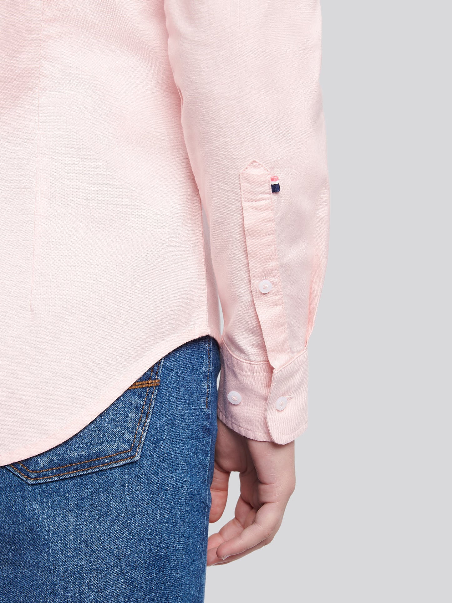 Womens Classic Fit Poplin Shirt in Crystal Rose