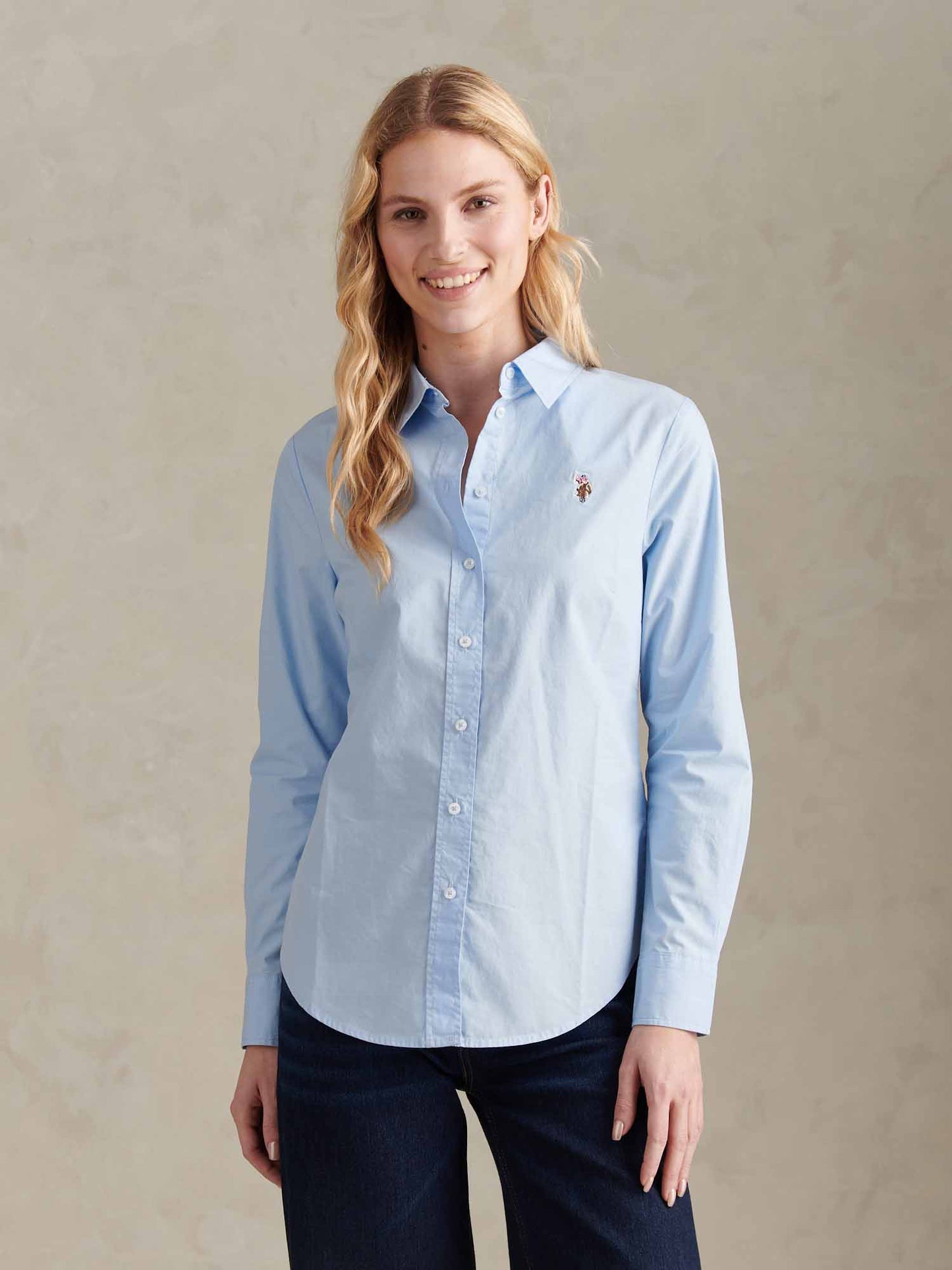 Womens Classic Fit Poplin Shirt Windsurfer