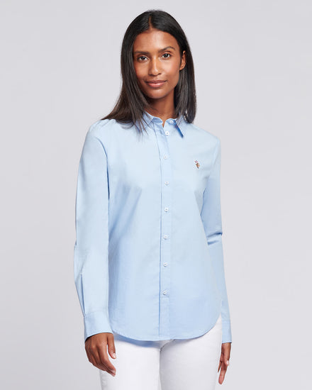 Womens Classic Fit Poplin Shirt in Windsurfer