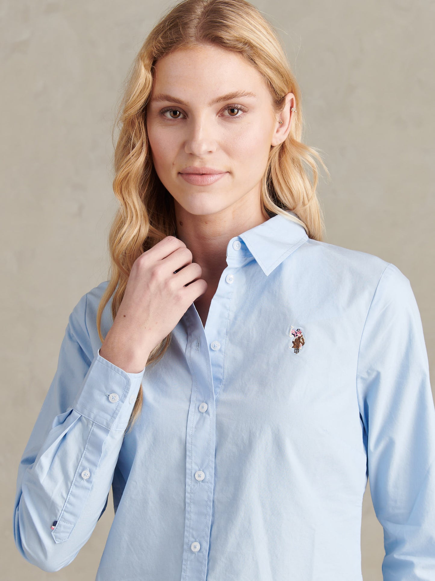 Womens Classic Fit Poplin Shirt Windsurfer