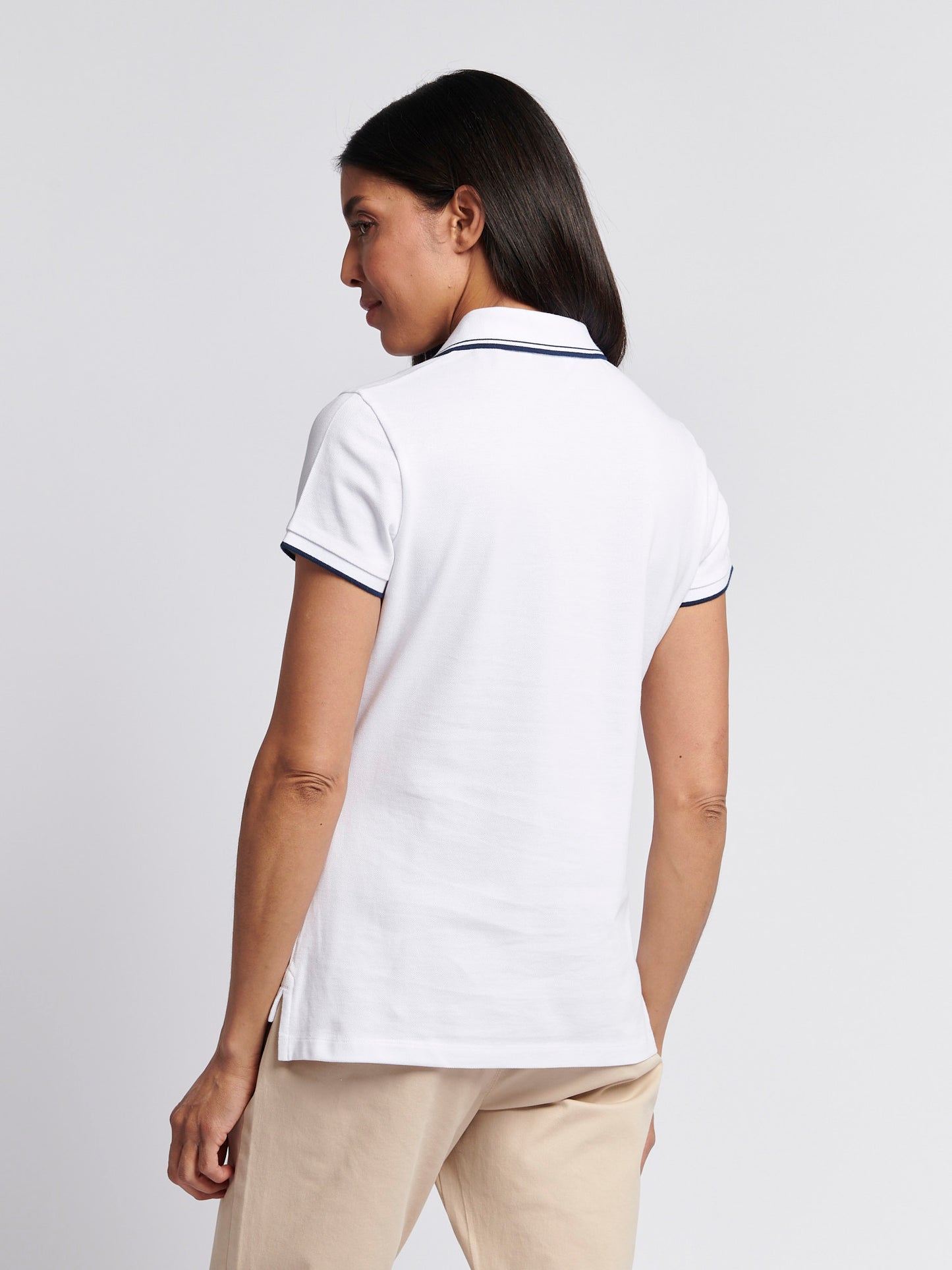 Womens Polo Shirt Bright White