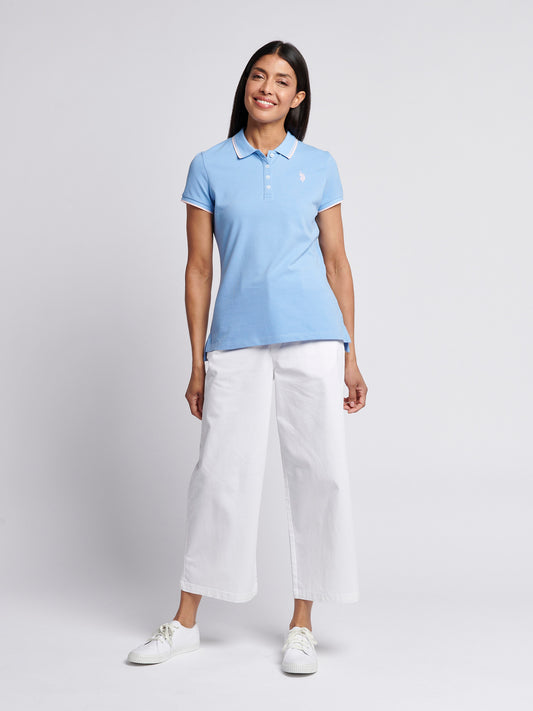 Womens Polo Shirt Vista Blue