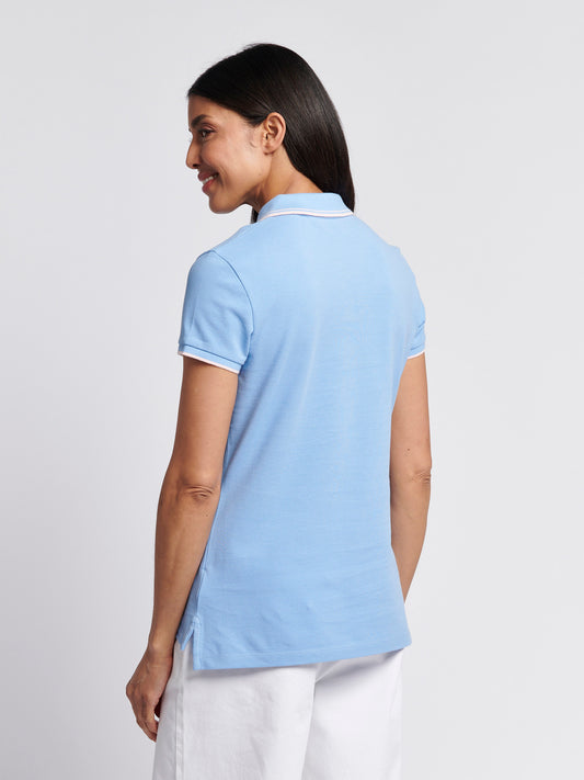 Womens Polo Shirt Vista Blue