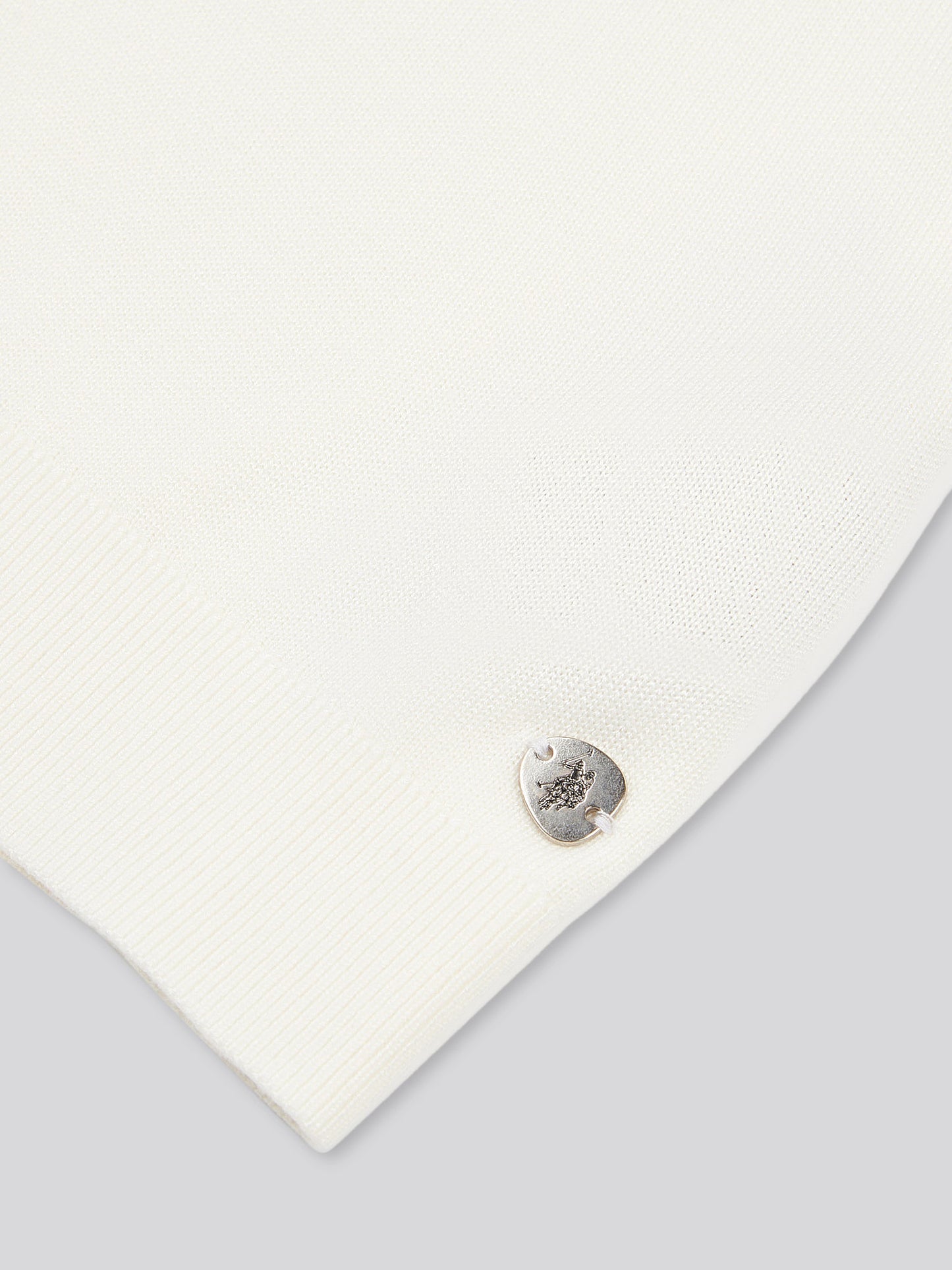 Womens Mock Neck Sleeveless Knit Marshmallow