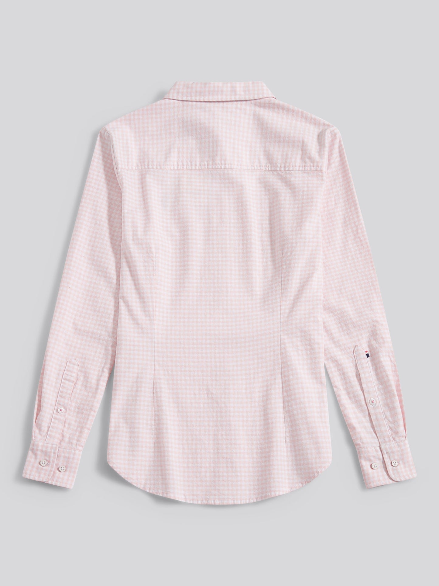 Womens Gingham Classic Fit Shirt in Crystal Rose