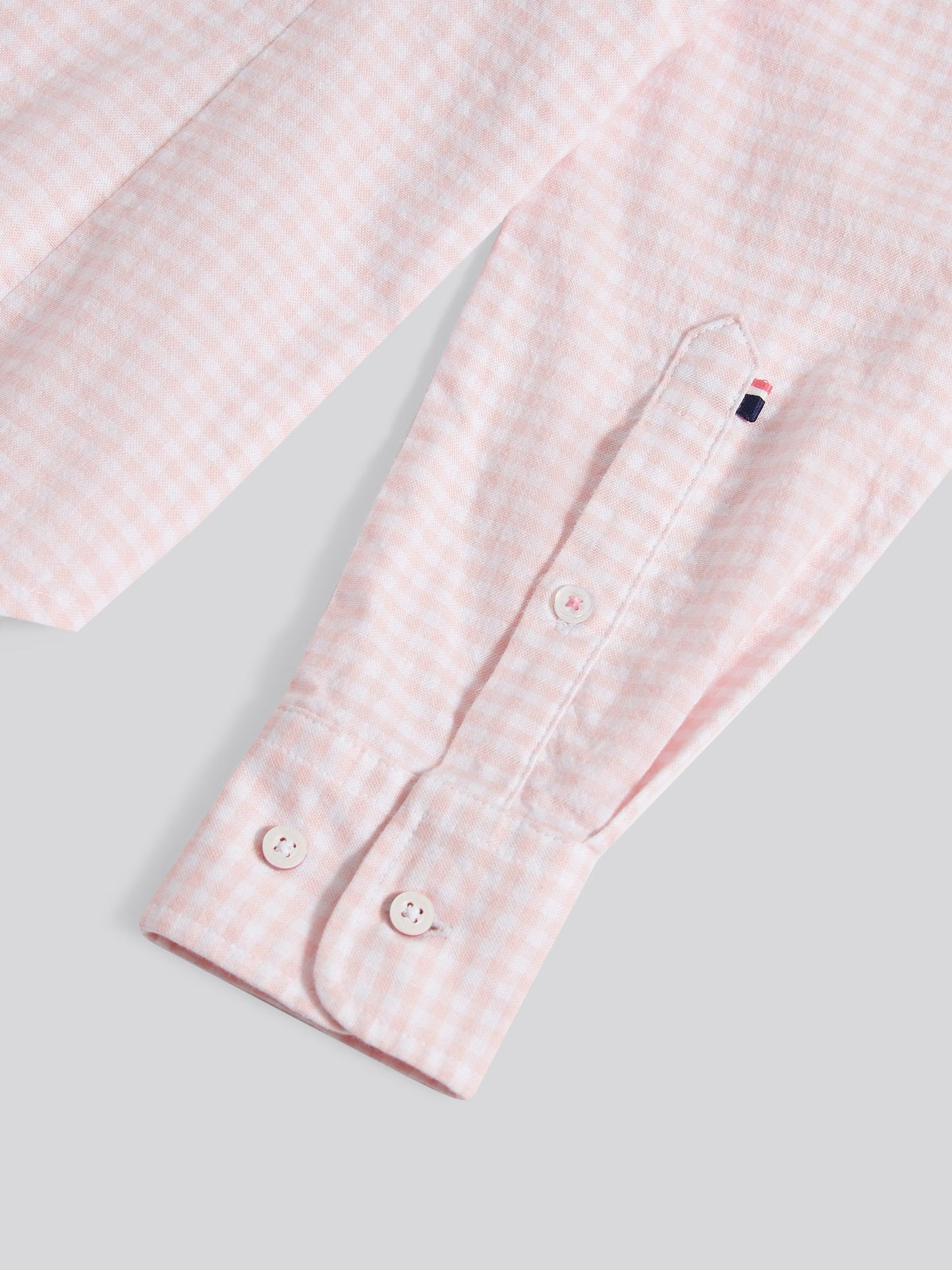 Womens Gingham Classic Fit Shirt in Crystal Rose