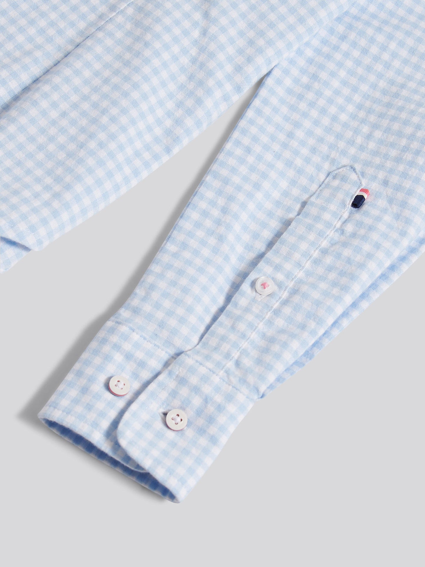 Womens Gingham Classic Fit Shirt in Windsurfer