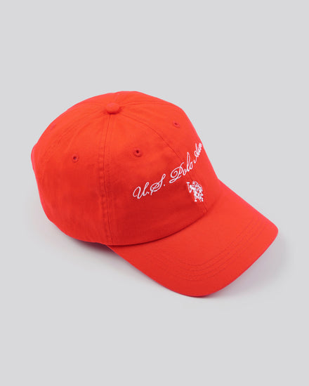 Womens Double Horsemen Premium Graphic Casual Cap in Aura Orange