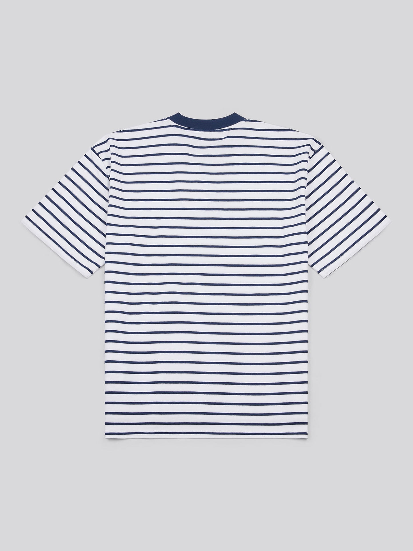 Womens Monogram Rope Stripe Shirt in Navy Iris