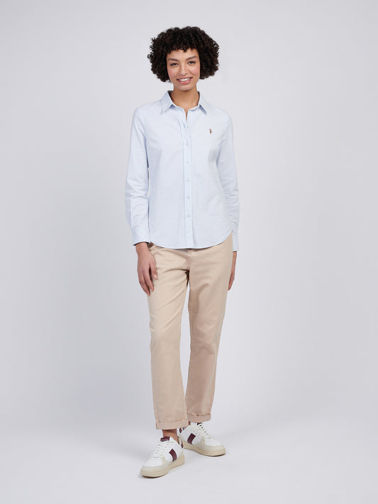 Womens Stripe Stretch Classic Fit Oxford Shirt Windsurfer