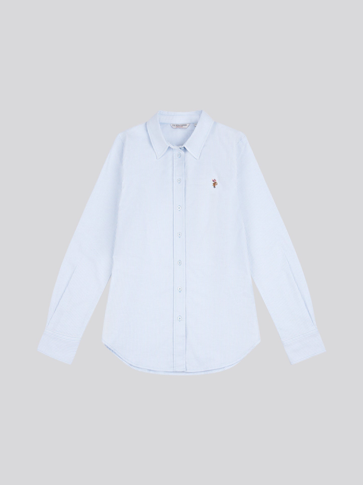 Womens Stripe Stretch Classic Fit Oxford Shirt Windsurfer