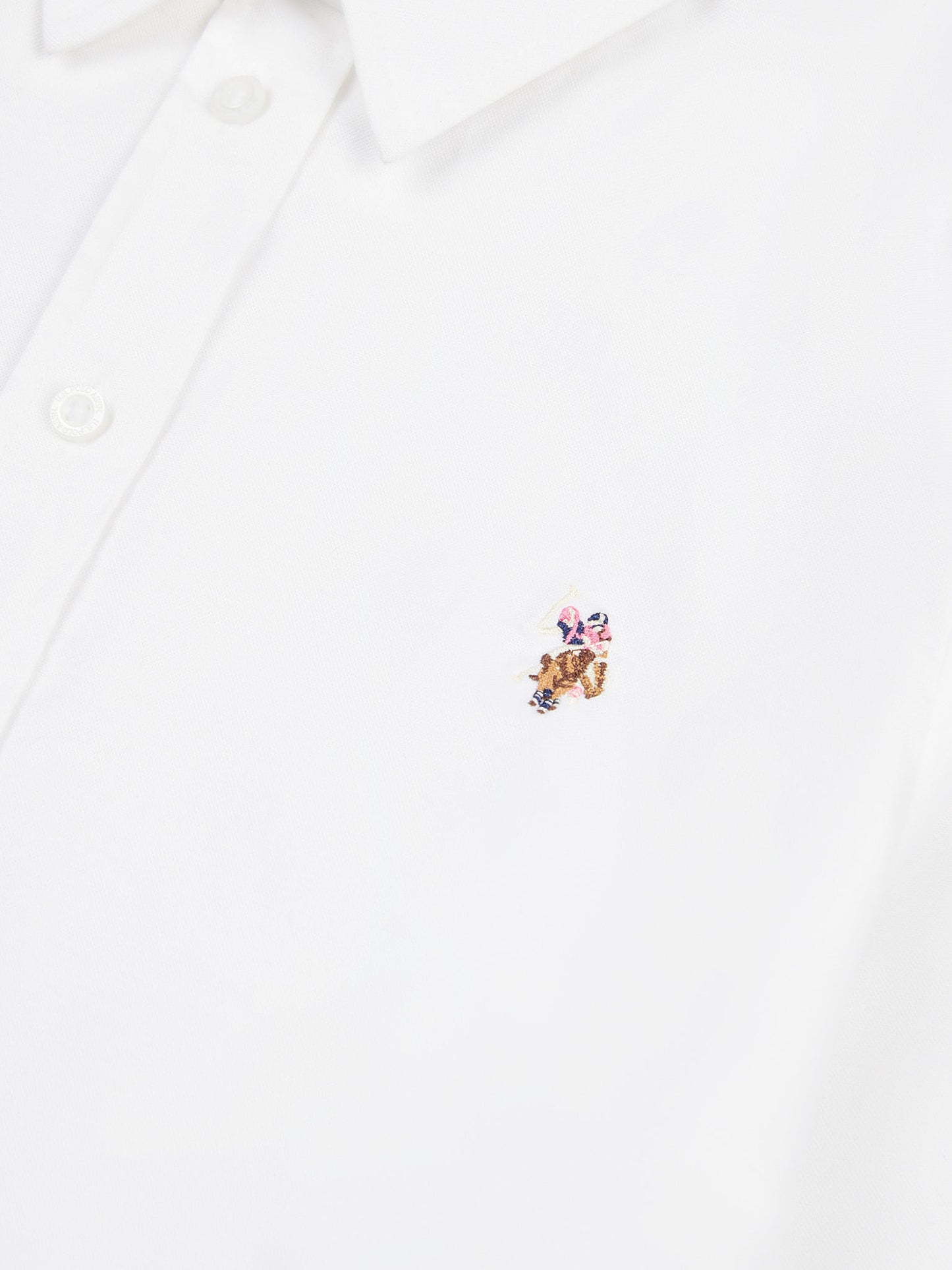 Womens Stretch Classic Fit Oxford Shirt in Bright White