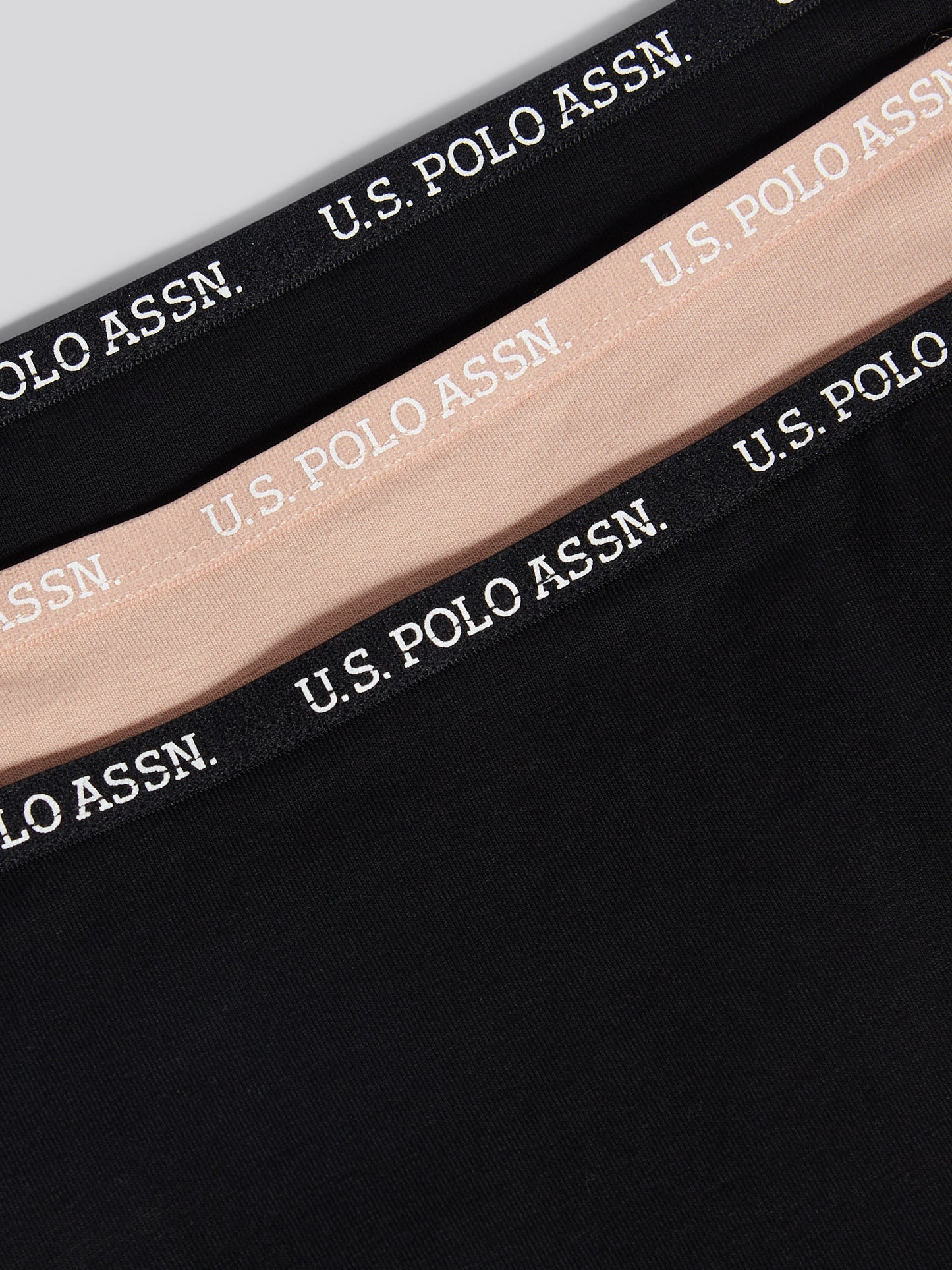 Womens 3 Pack Lace Trim Thin Waistband Bikini Brief in Black