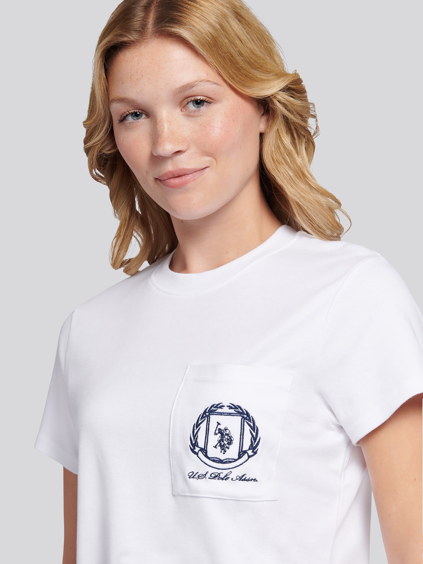 Womens Wreath Graphic T-Shirt in Bright White
