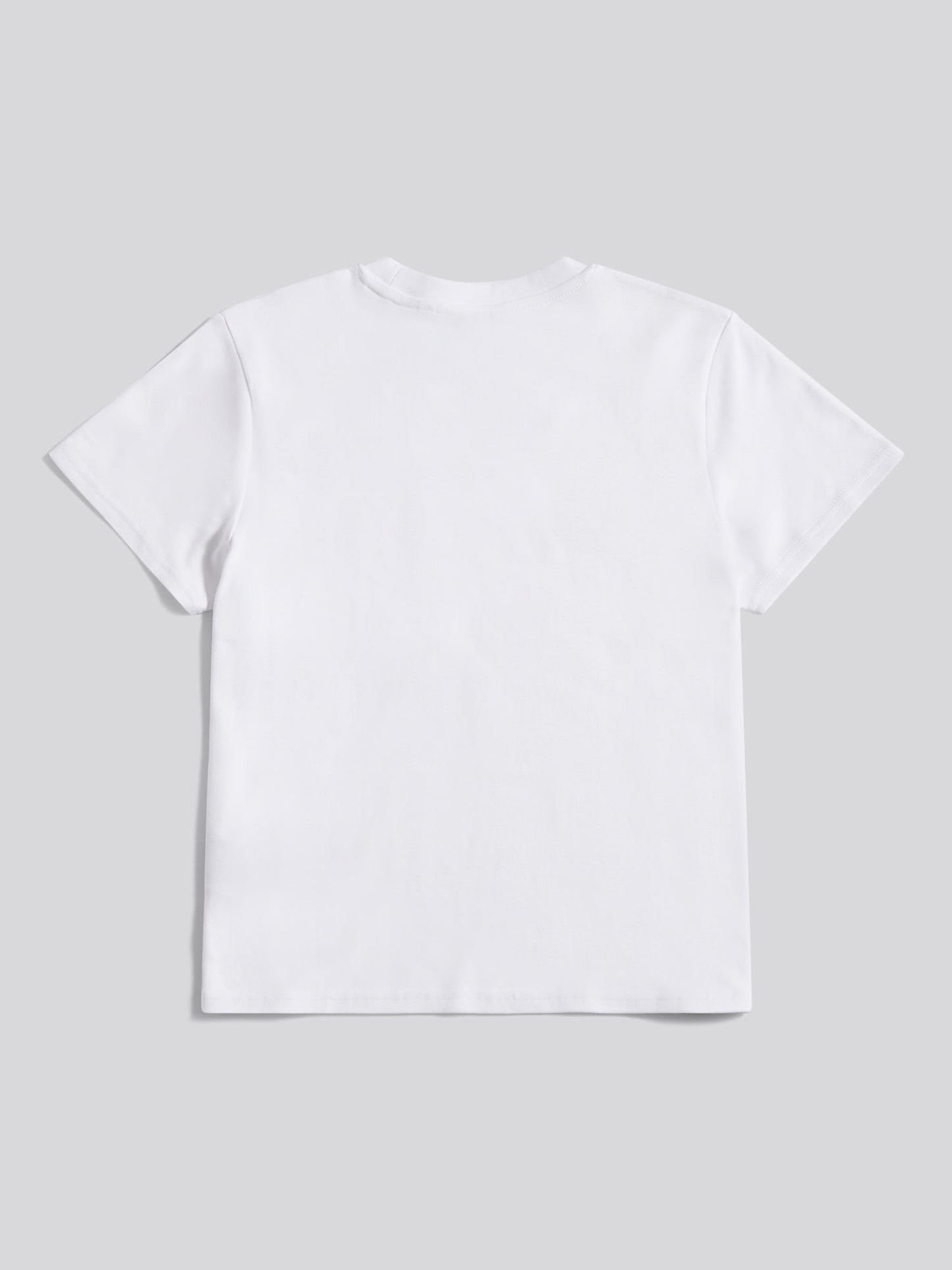 Womens Wreath Graphic T-Shirt in Bright White