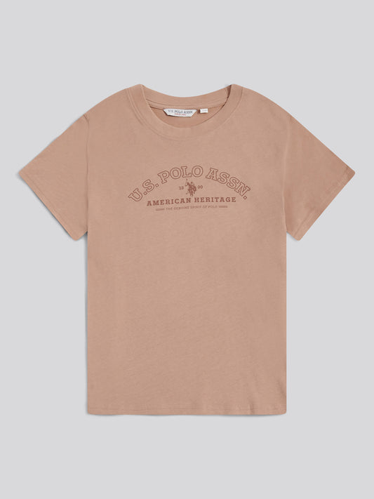 Womens Arc Graphic T-Shirt in Natural