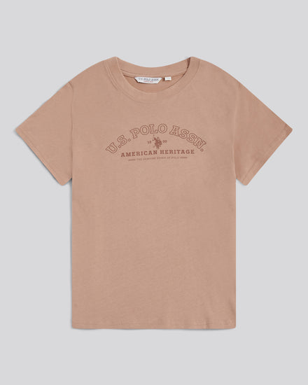 Womens Arc Graphic T-Shirt in Natural