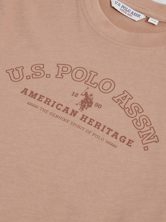 Womens Arc Graphic T-Shirt in Natural