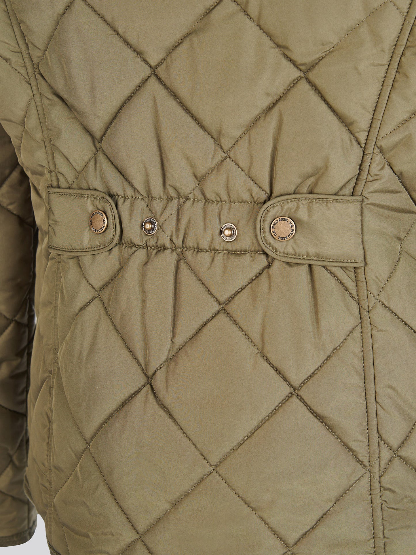 Womens Quilted Country Jacket in Kalamata Green