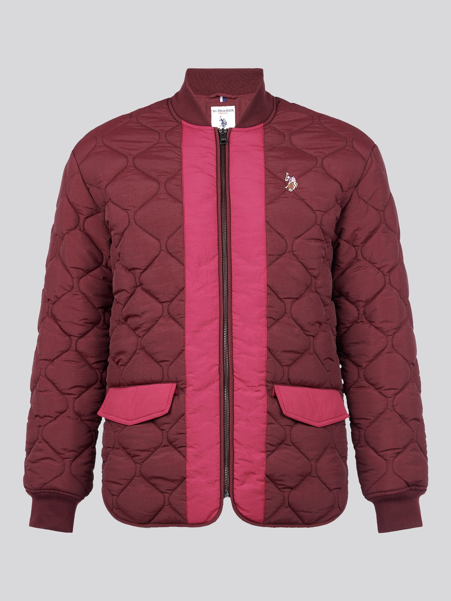 Womens Contrast Bomber Jacket in Fig