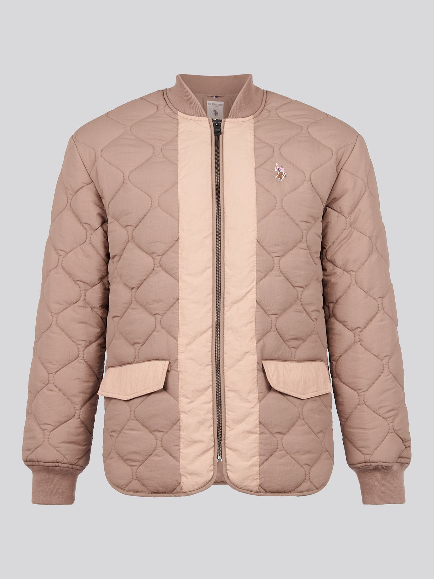 Womens Contrast Bomber Jacket in Leafless Tree