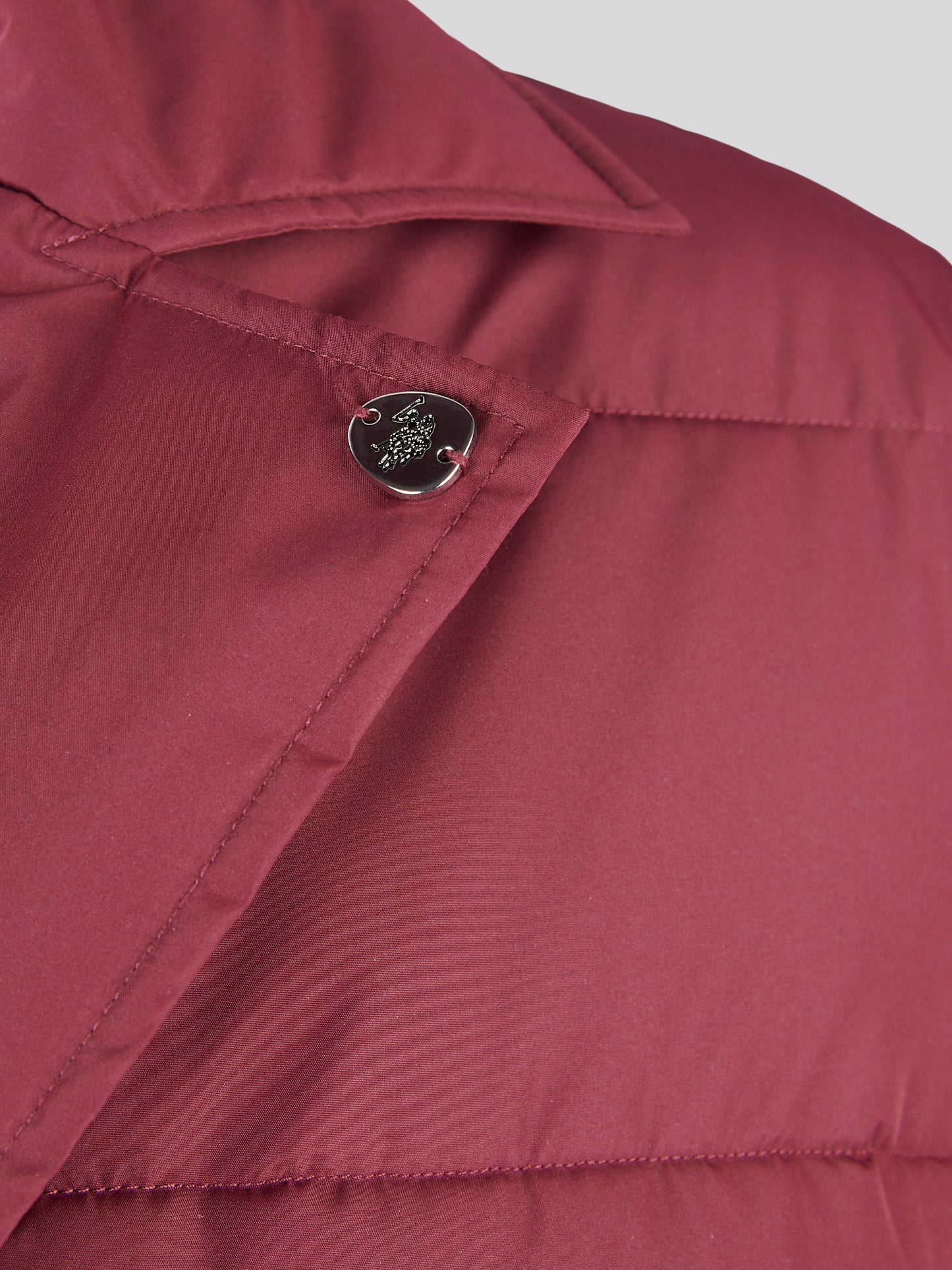 Womens Puffer Trench Coat in Fig