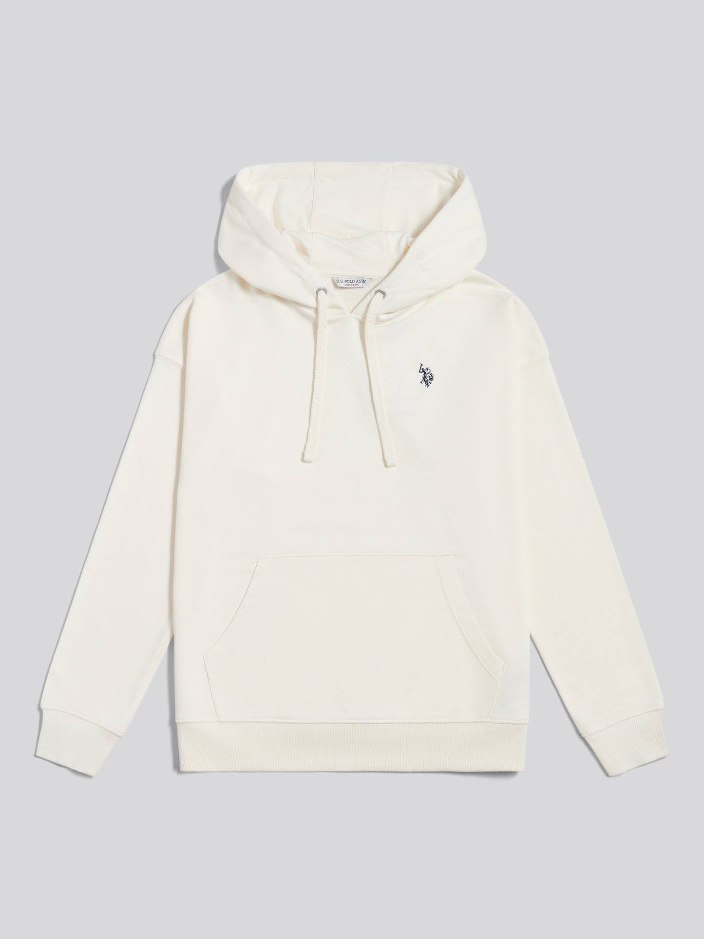 Womens Double Horsemen Hoodie in Marshmallow