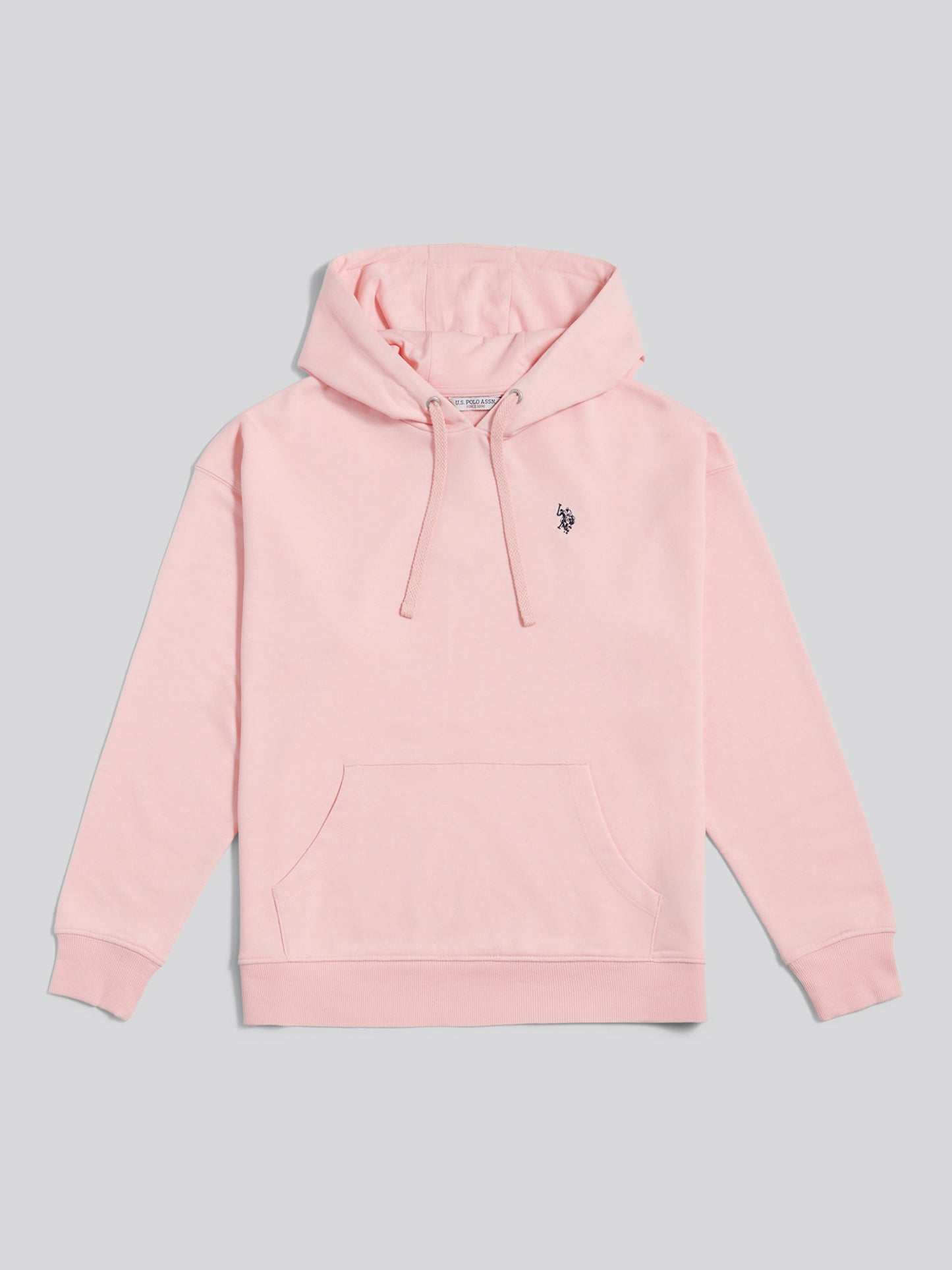 Womens Double Horsemen Hoodie in Crystal Rose