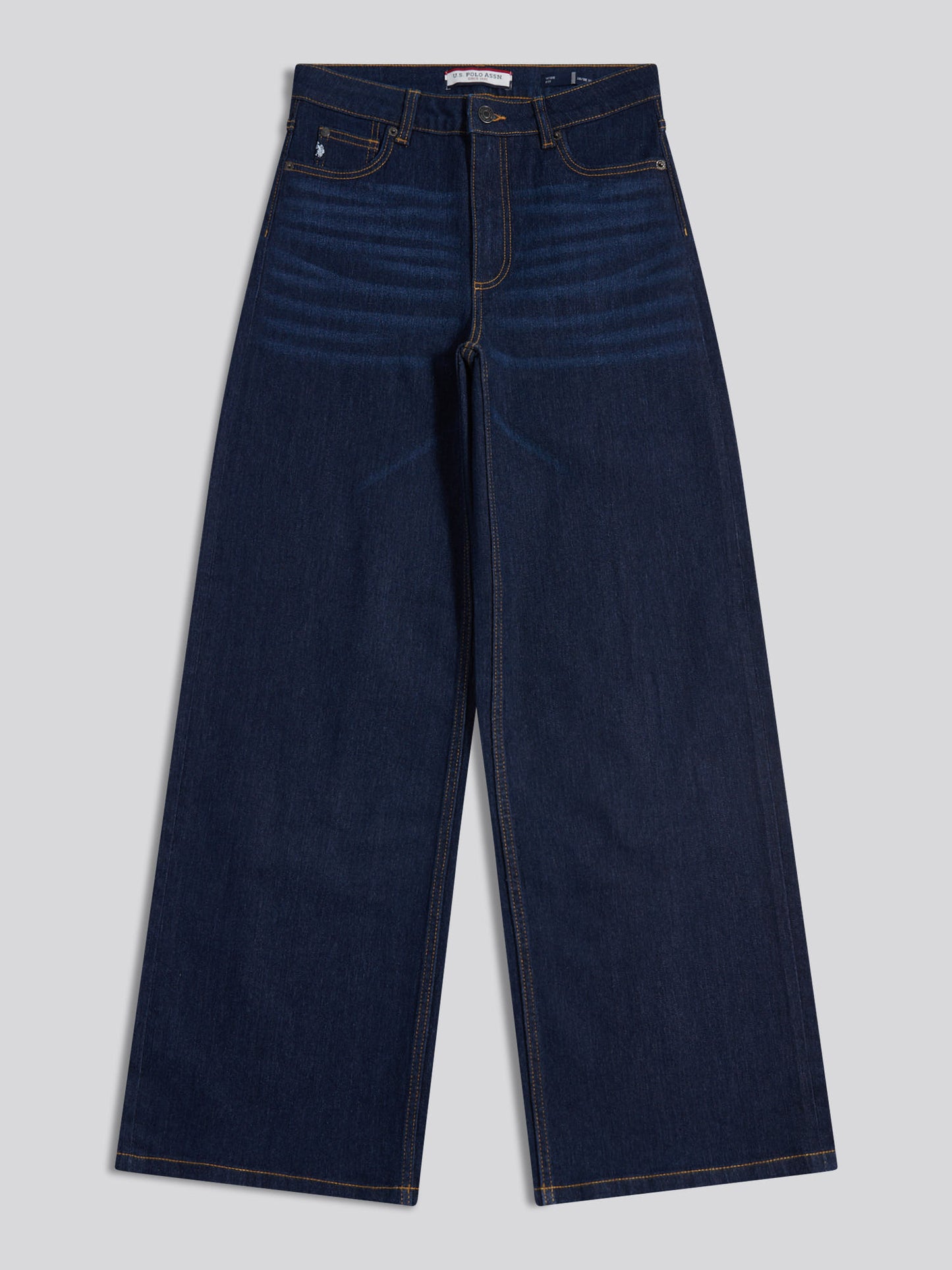 Womens Wide Fit Jean Dark Indigo Wash