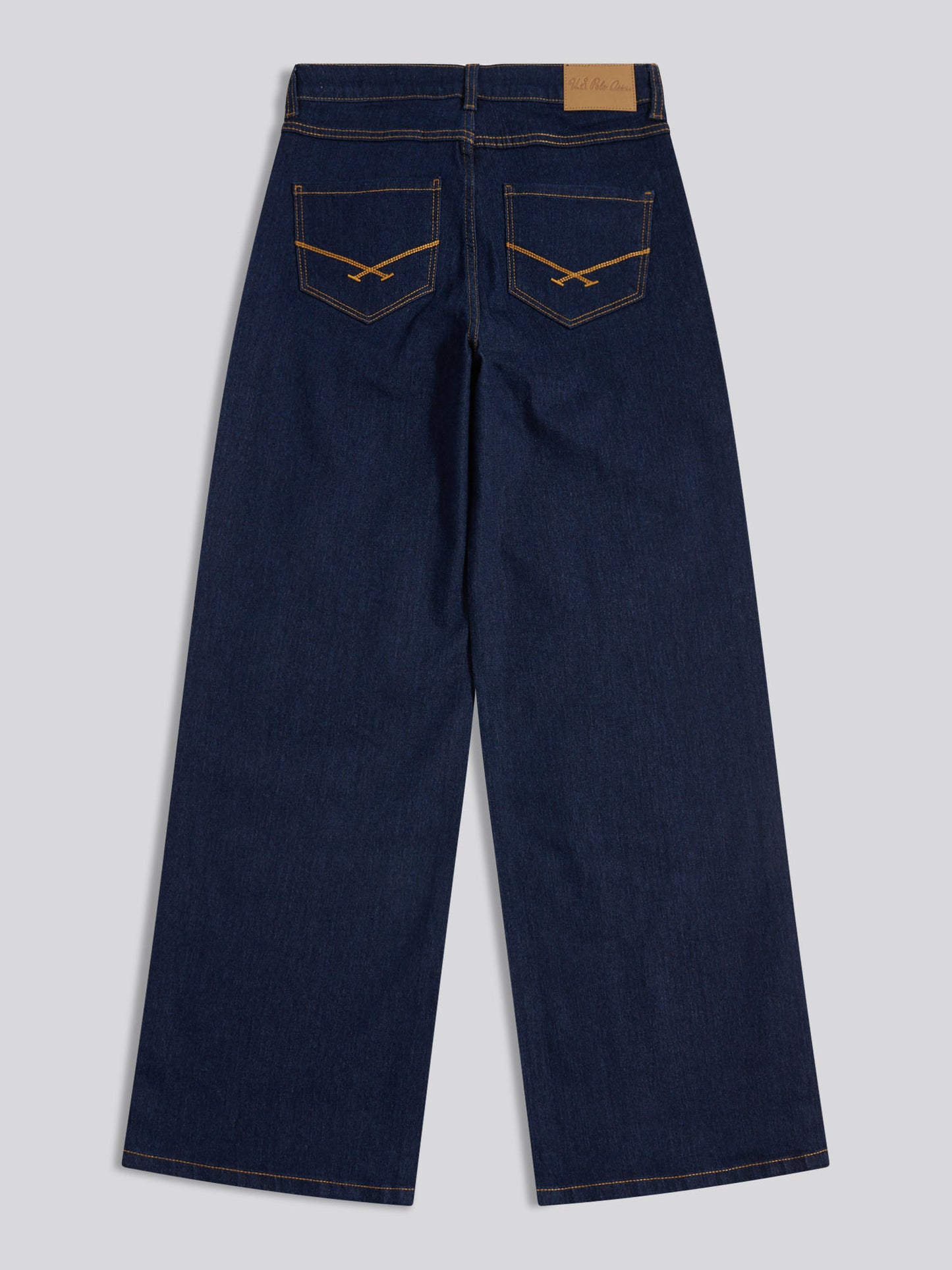 Womens Wide Fit Jean Dark Indigo Wash