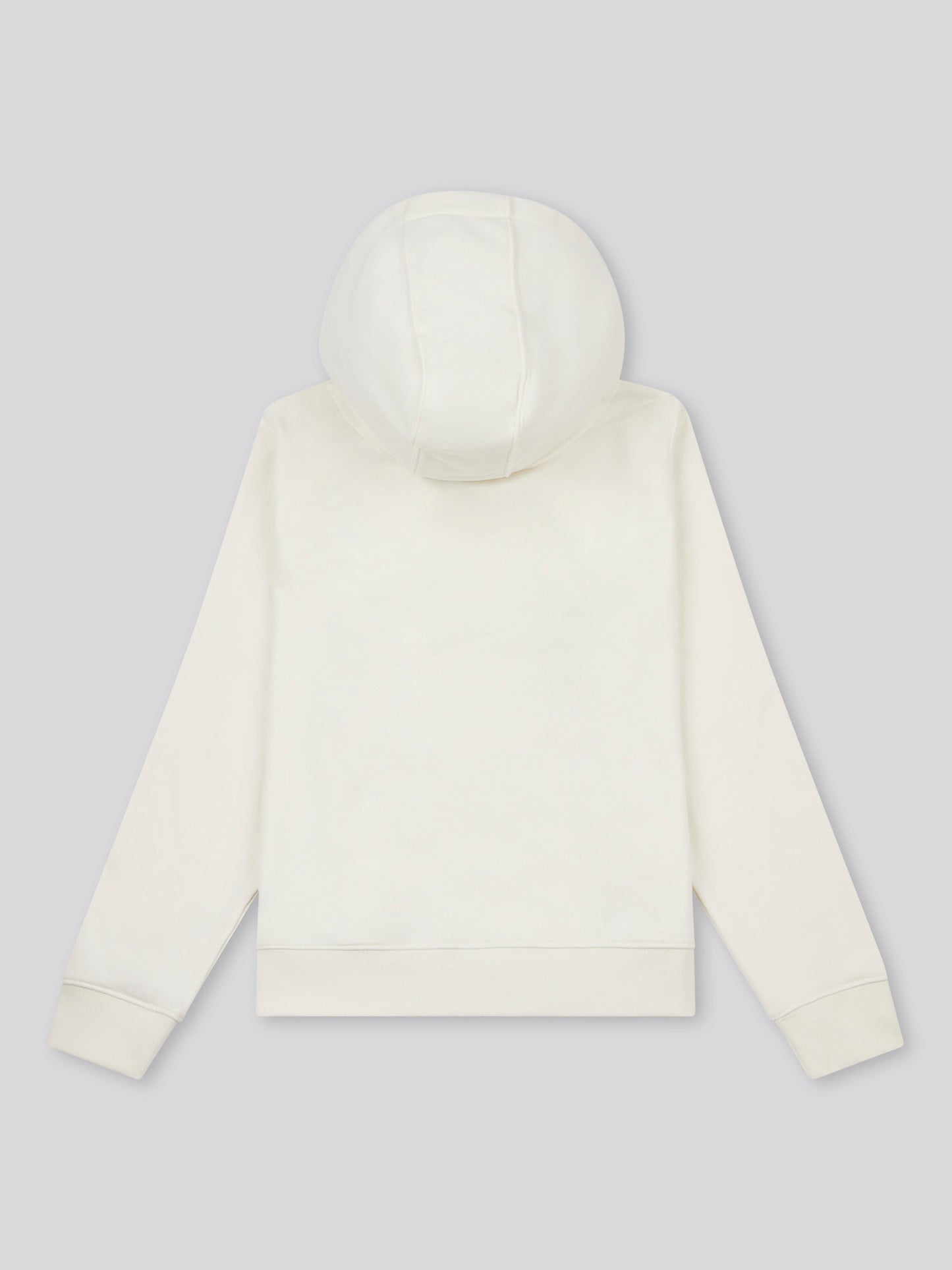 Womens Double Horsemen Loopback Hoodie in Marshmallow